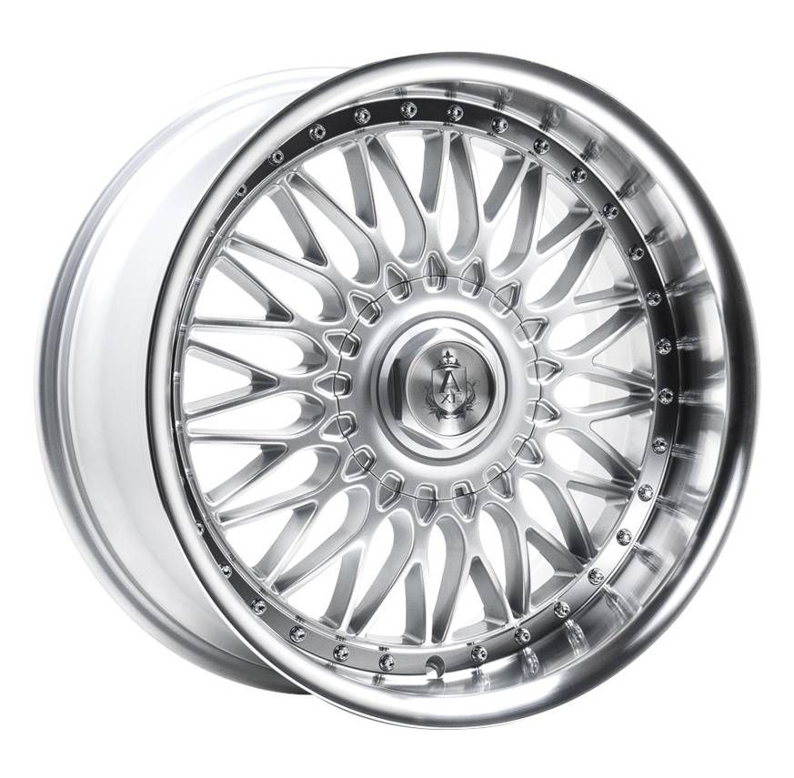 Axe Wheels<br>EX10 - Silver Polished Lip (18x9)