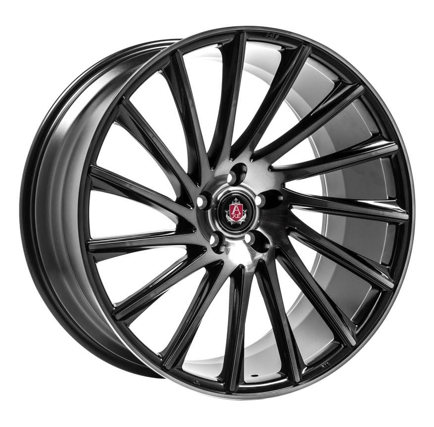 Axe Wheels<br>EX32 - Black Polished Tinted (22x10.5)