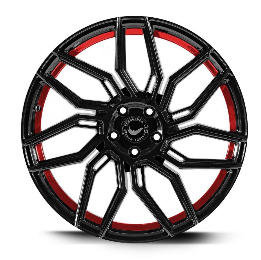 Barracuda<br>Dragoon - Higloss Black Trimline Red (19x9)