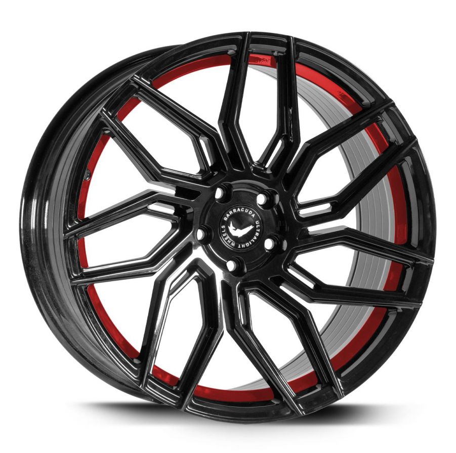 Barracuda<br>Dragoon - Higloss Black Trimline Red (19x8.5)