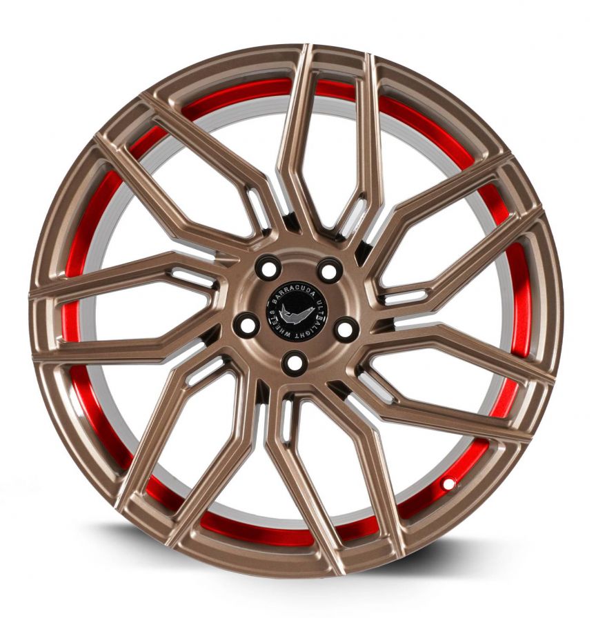 Barracuda<br>Dragoon - Higloss Bronze Trimline Red (19x8.5)