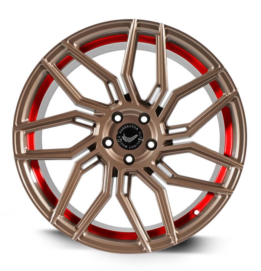 Barracuda<br>Dragoon - Higloss Bronze Trimline Red (19x9)