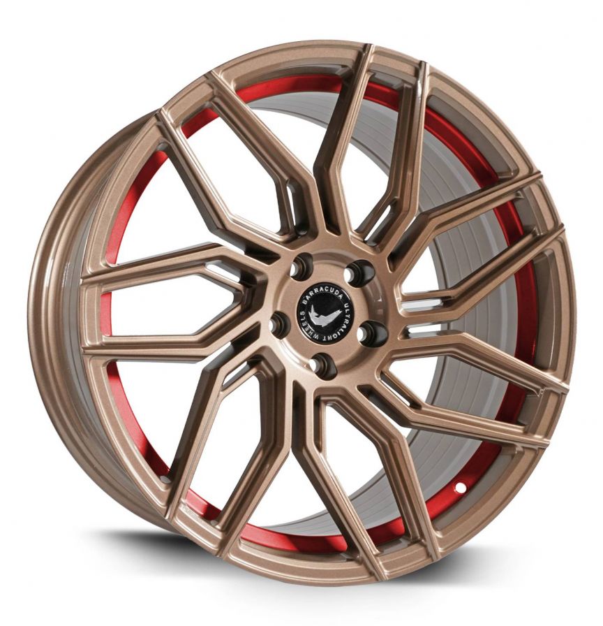 Barracuda<br>Dragoon - Higloss Bronze Trimline Red (19x9)