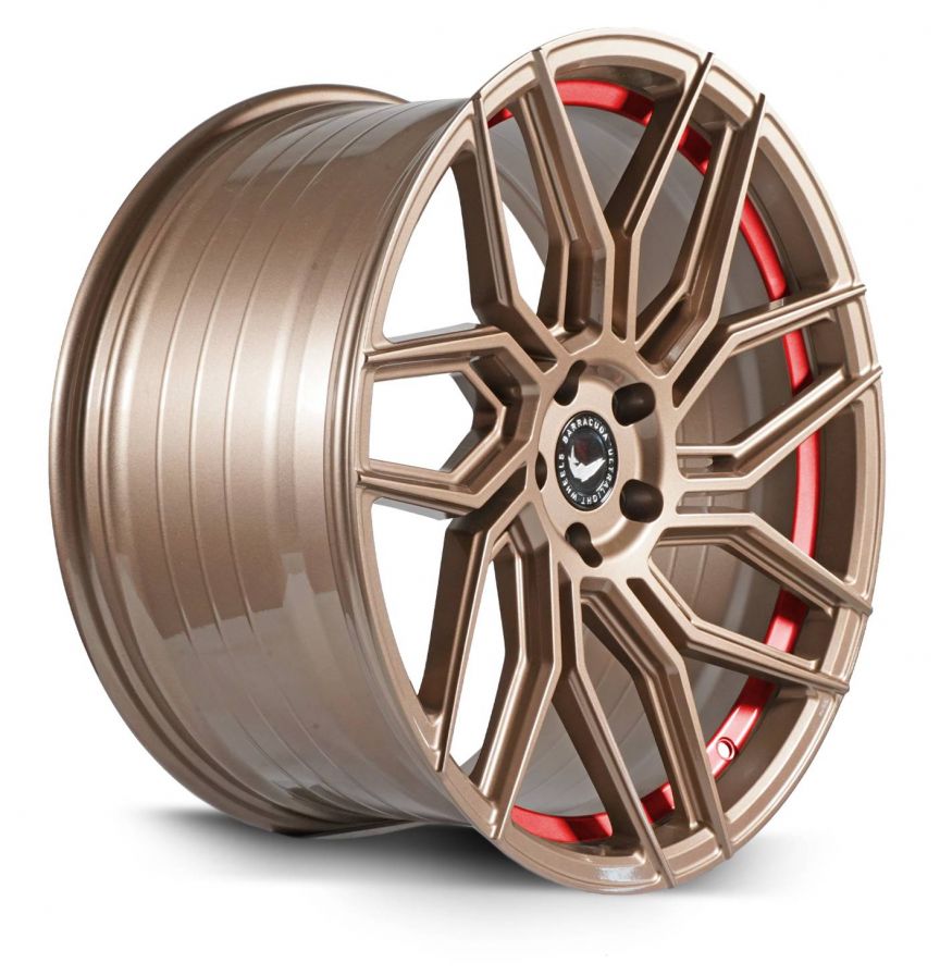 Barracuda<br>Dragoon - Higloss Bronze Trimline Red (19x9)