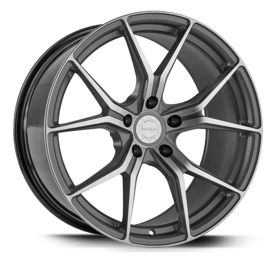 Barracuda<br>Inferno - Highgloss Gunmetal Polished (20x10)