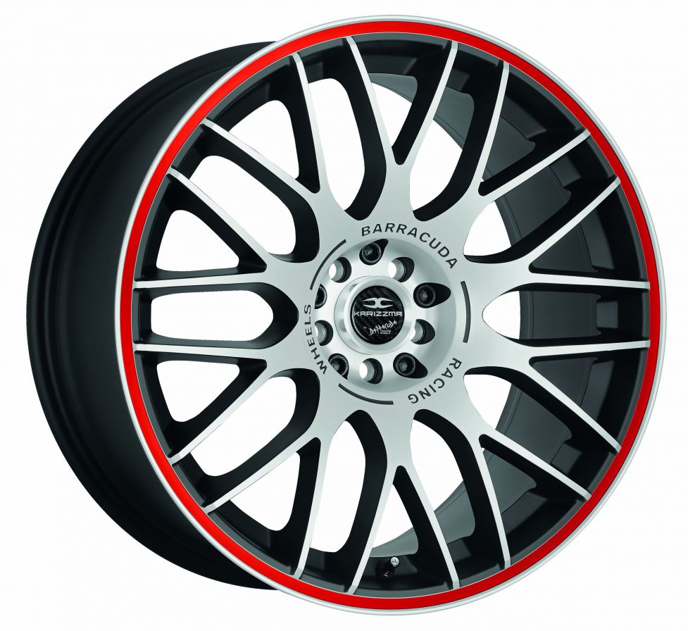 Barracuda<br>Karizzma - Matt Black Polished Color Trim Rot (19x9.5)