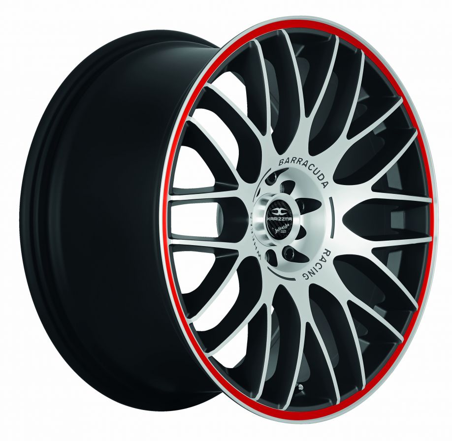 Barracuda<br>Karizzma - Matt Black Polished Color Trim Rot (19x9.5)