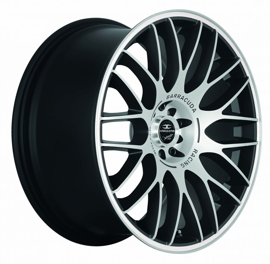Barracuda<br>Karizzma - Matt Black Polished Color Trim Weiss (19x8.5)