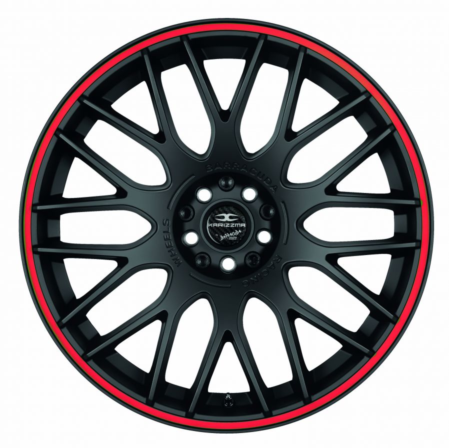Barracuda<br>Karizzma - Matt Black Puresports Color Trim Rot (18x9)