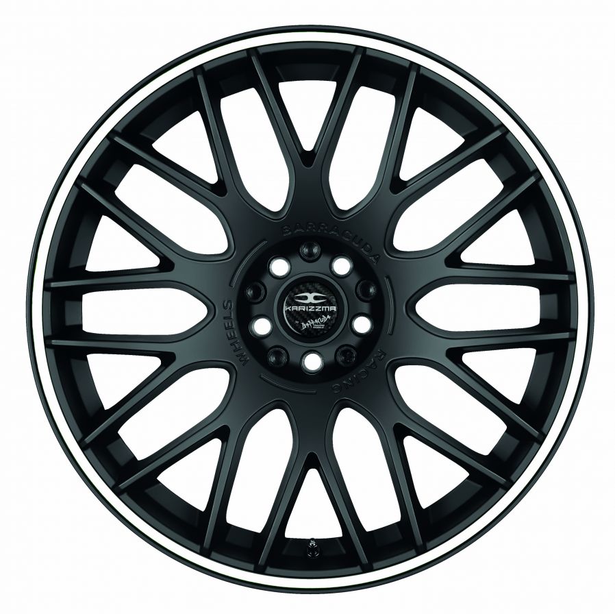 Barracuda<br>Karizzma - Matt Black Puresports Color Trim Weiss (19x9.5)