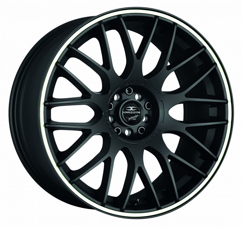 Barracuda<br>Karizzma - Matt Black Puresports Color Trim Weiss (20x9)
