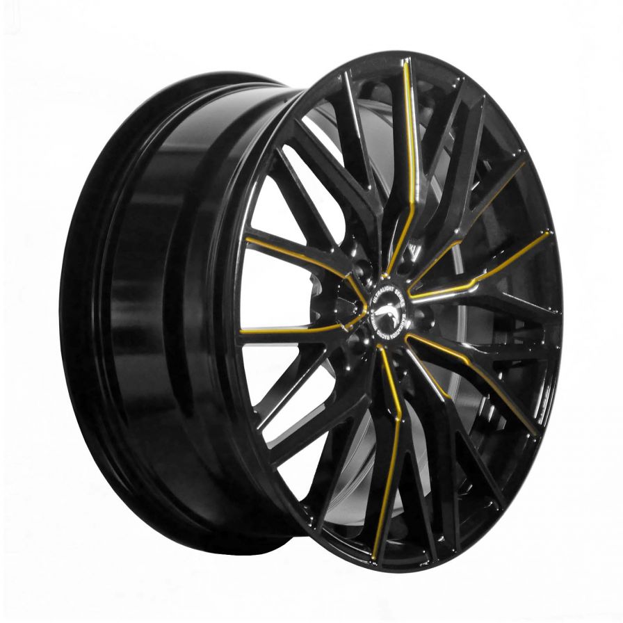 Barracuda<br>Project 3.0 - Gloss Black Flashgold (20x10)