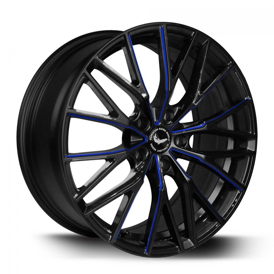 Barracuda<br>Project 3.0 - Gloss Black Flashblue (19x8.5)