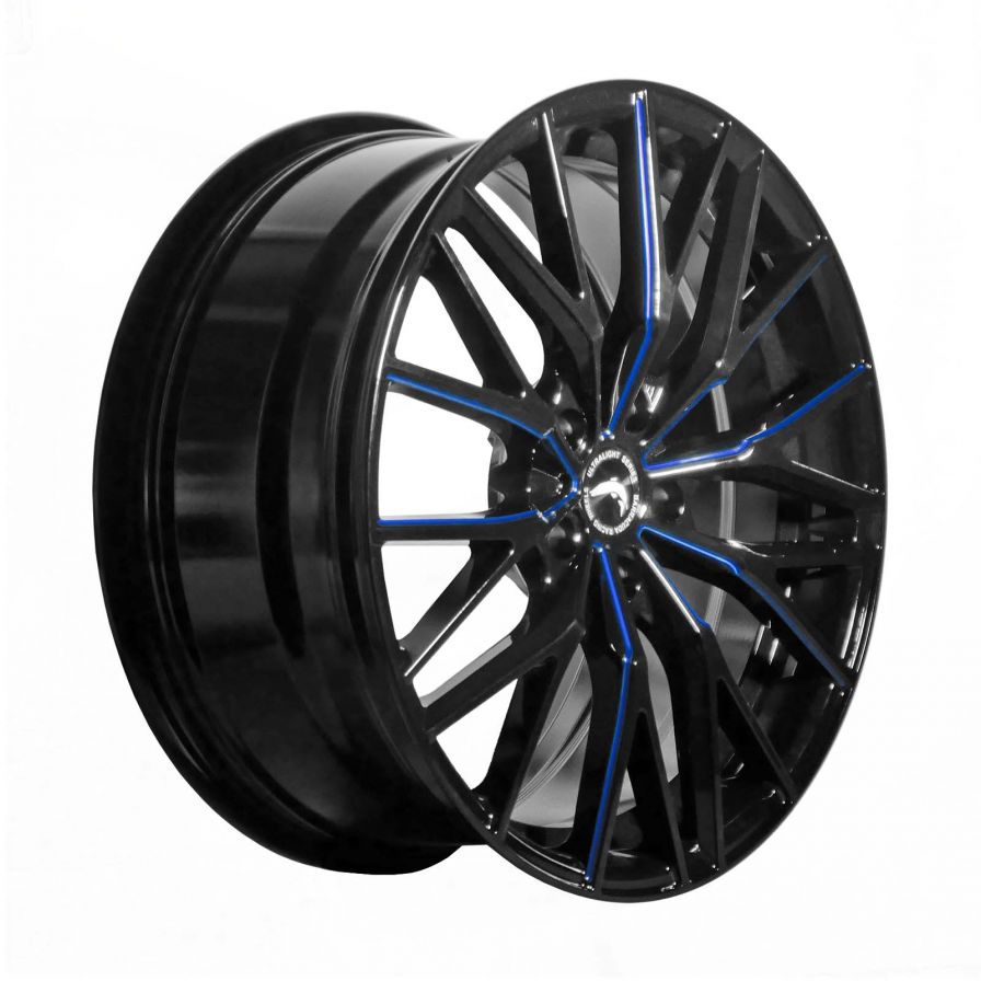 Barracuda<br>Project 3.0 - Gloss Black Flashblue (19x8.5)