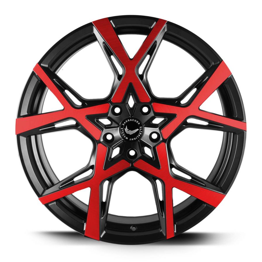 Barracuda<br>Project X - Gloss Black Flashred (22x10)