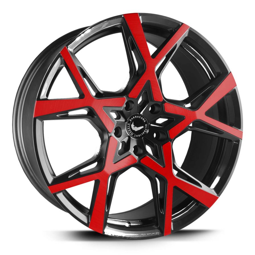 Barracuda<br>Project X - Gloss Black Flashred (22x10)