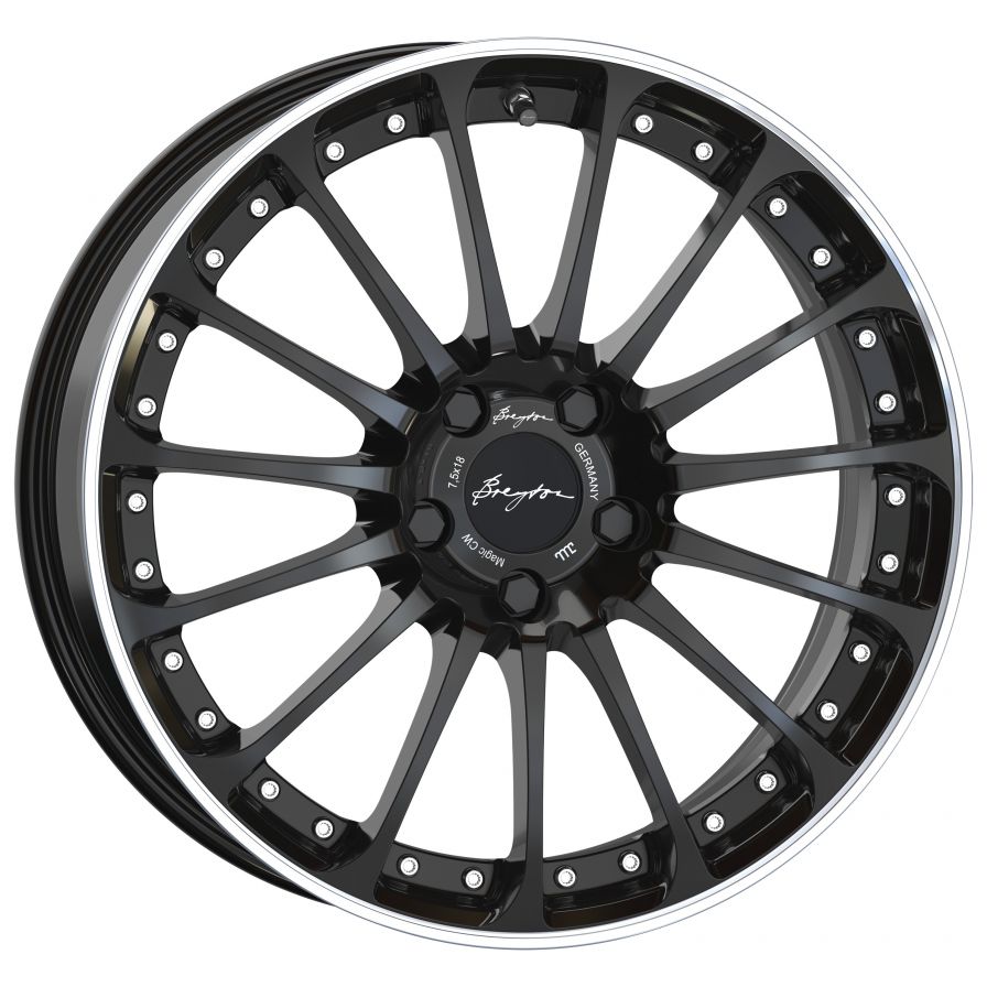 Breyton<br>Magic CW - Glossy Black mit Polished Lip (18x7.5)