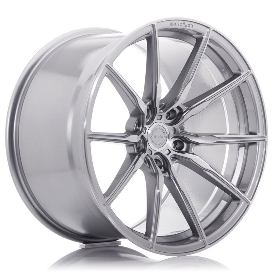 Concaver Wheels<br>CVR4 Brushed Titanium (19x8)