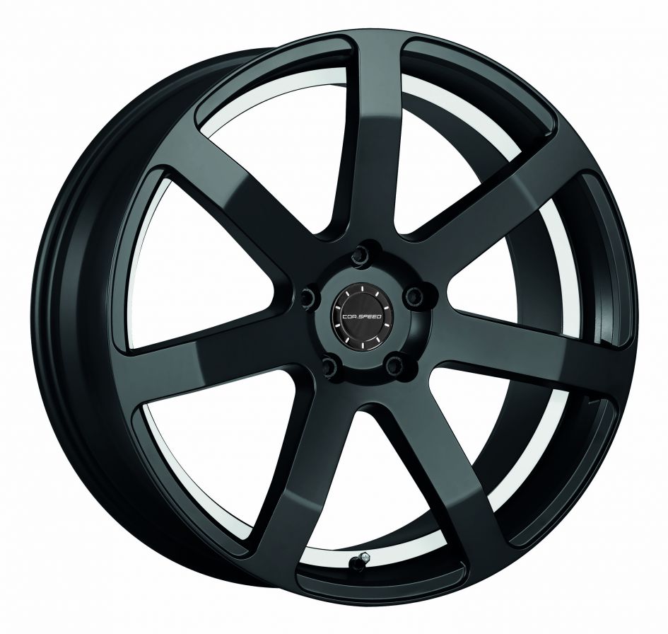 Corspeed<br>Challenge - Matt Black Puresports Trimline Weiss (19x8.5)