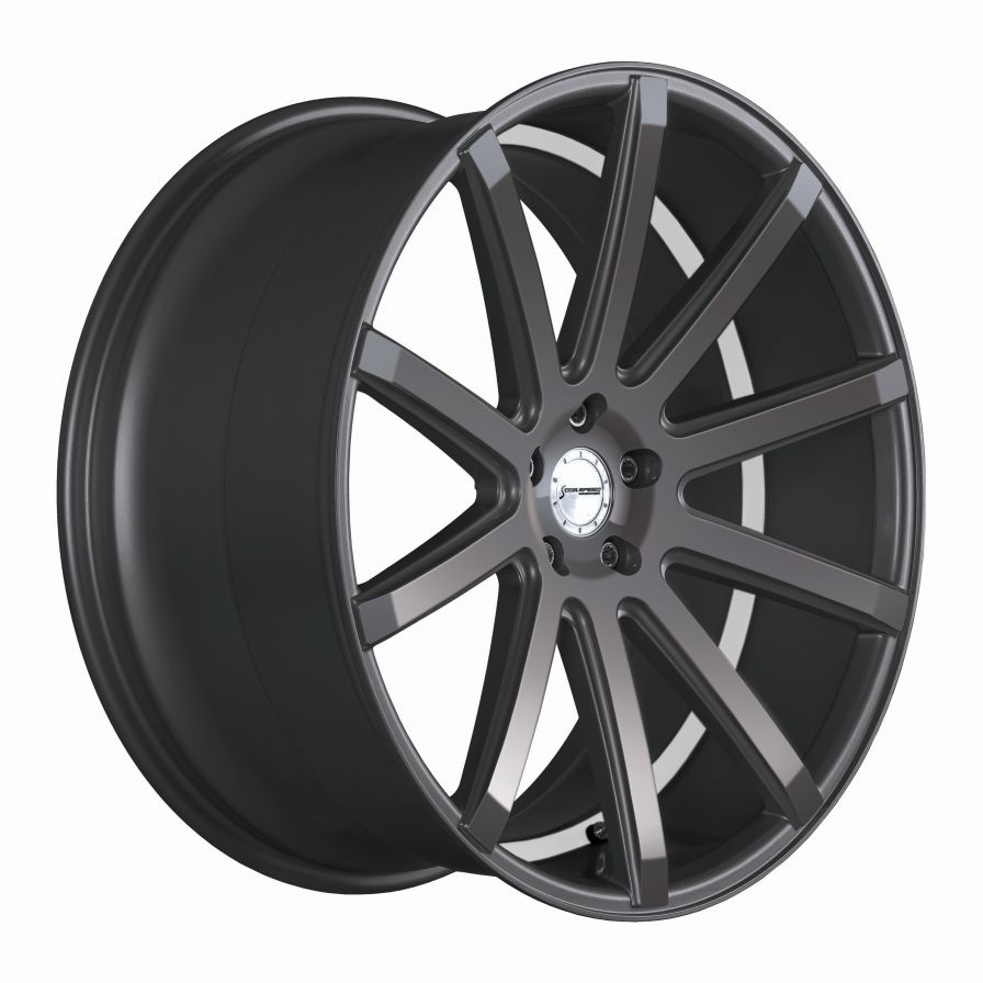 Corspeed<br>DeVille - Gunmetal Trimline Weiss (20x10.5)