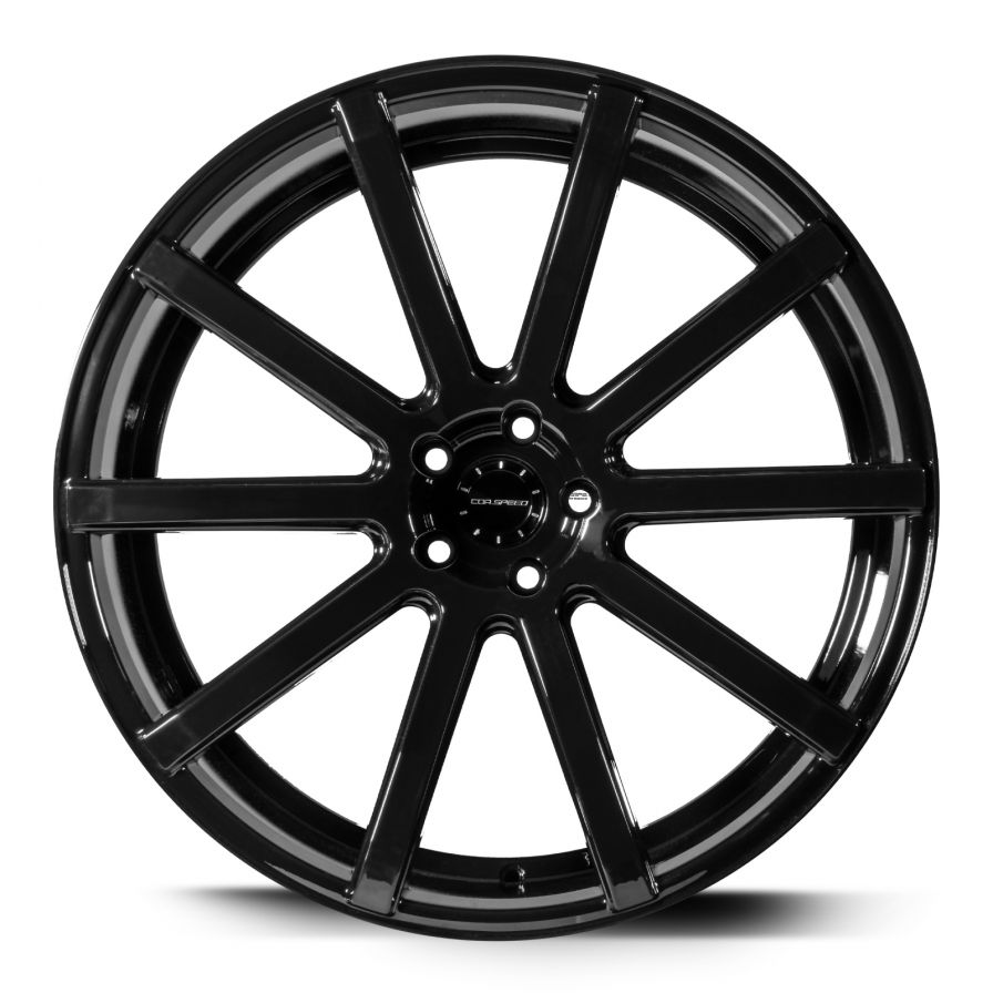 Corspeed<br>DeVille - Higloss Black (22x10.5)