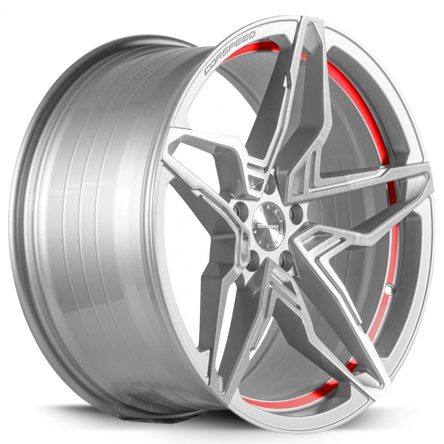 Corspeed<br>Kharma - Silver Brushed Trimline Rot (20x9)