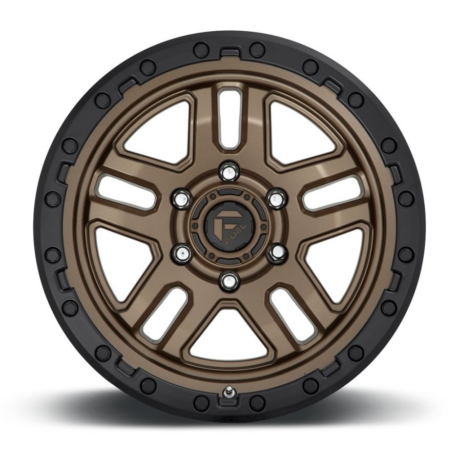 Fuel Wheels<br>Ammo Matte Bronze Black Lip (17x9)