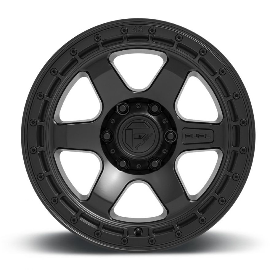 Fuel Wheels<br>Block Matte Black (17x9)