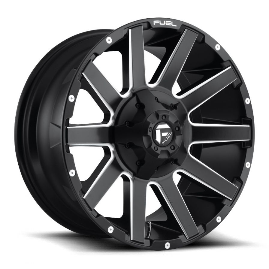 Fuel Wheels<br>Contra Matte Black Milled (18x9)