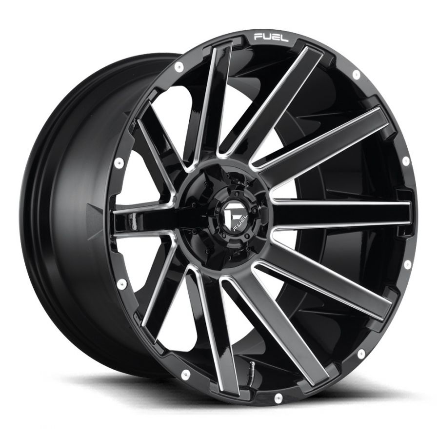 Fuel Wheels<br>Contra Matte Black Milled (22x12)