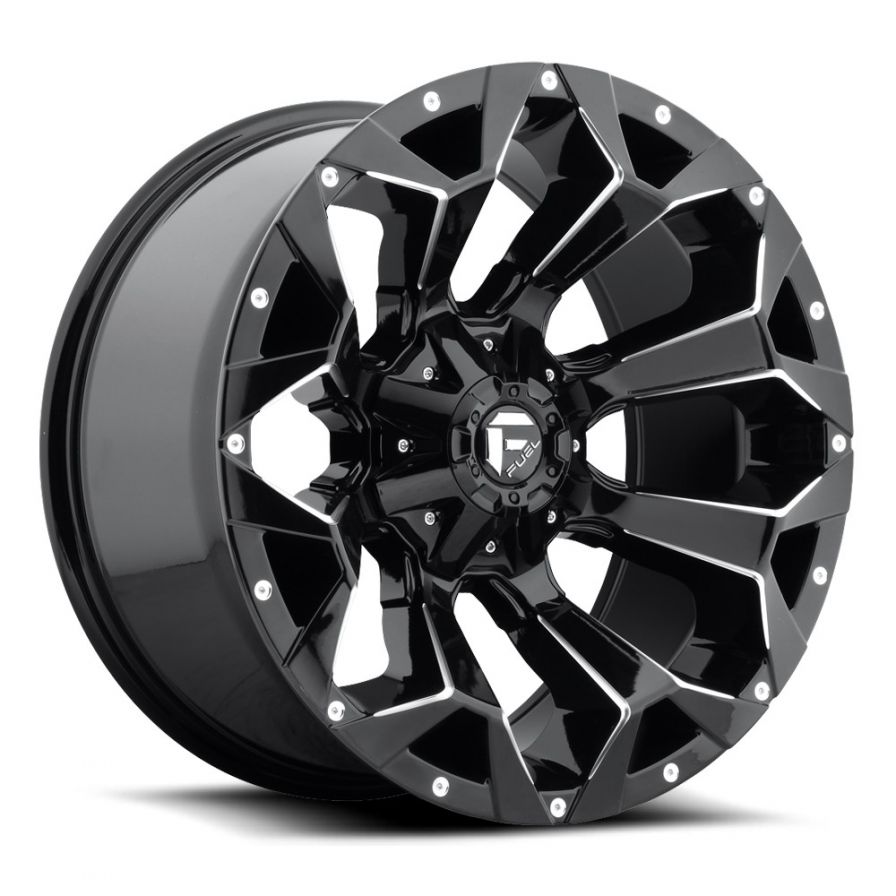 Fuel Wheels<br>Assault Gloss Black Milled (17x9)