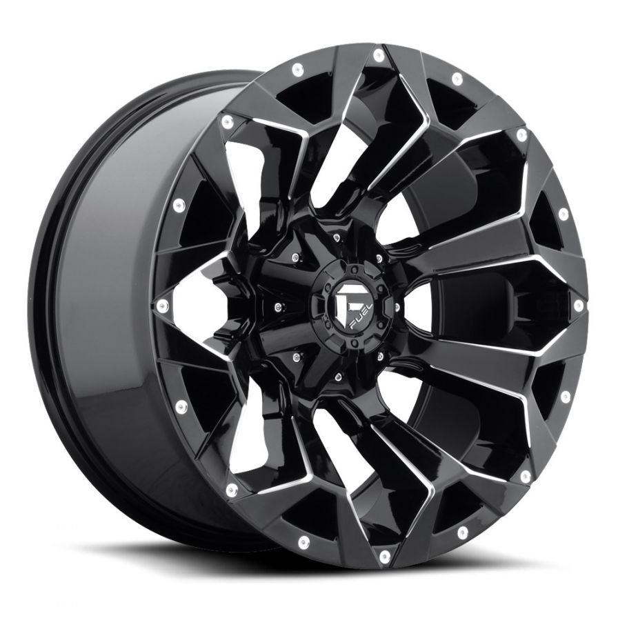 Fuel Wheels<br>Assault Gloss Black Milled (17x9)