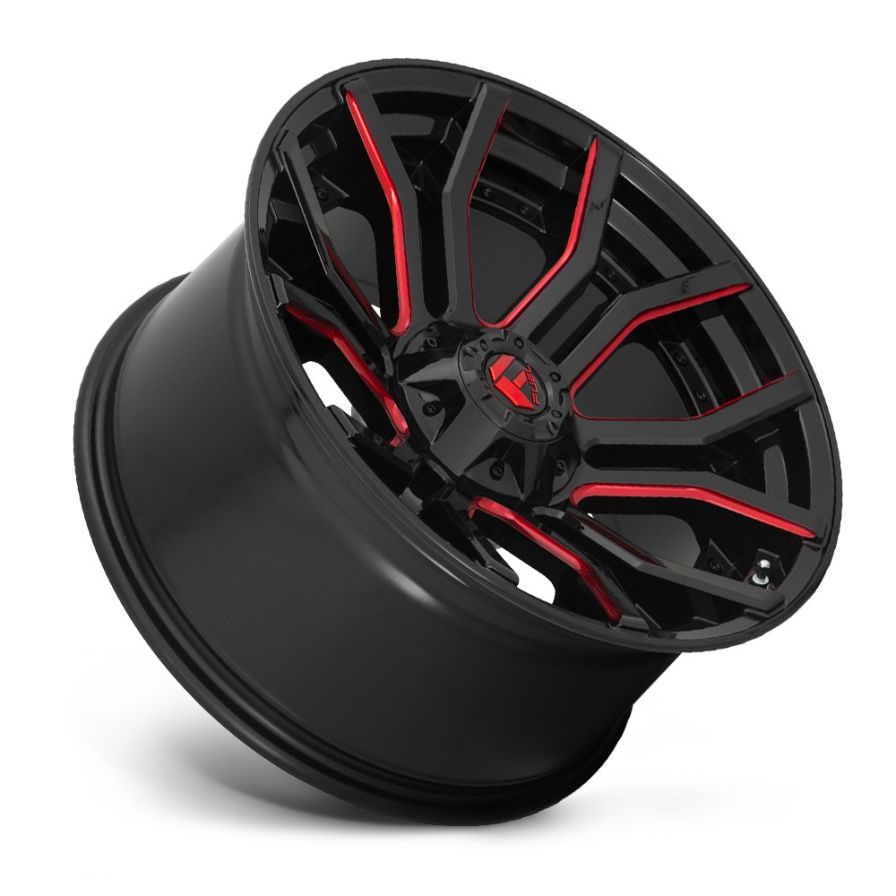 Fuel Wheels<br>Rage Black Milled Red Coat (20x9)