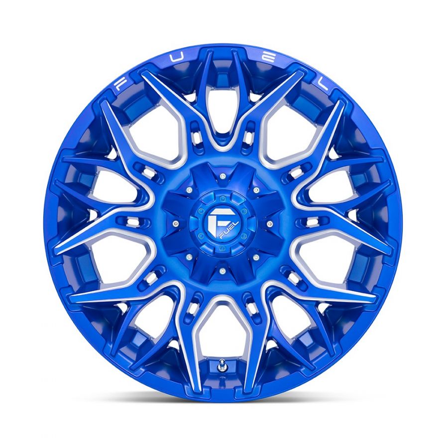 Fuel Wheels<br>Twitch Blue Milled (20x10)