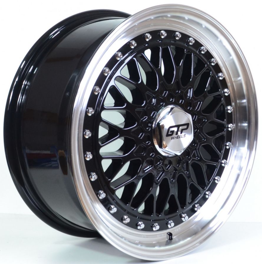 GTP Wheels<br>GTP 072 - Black poliert (15x7)