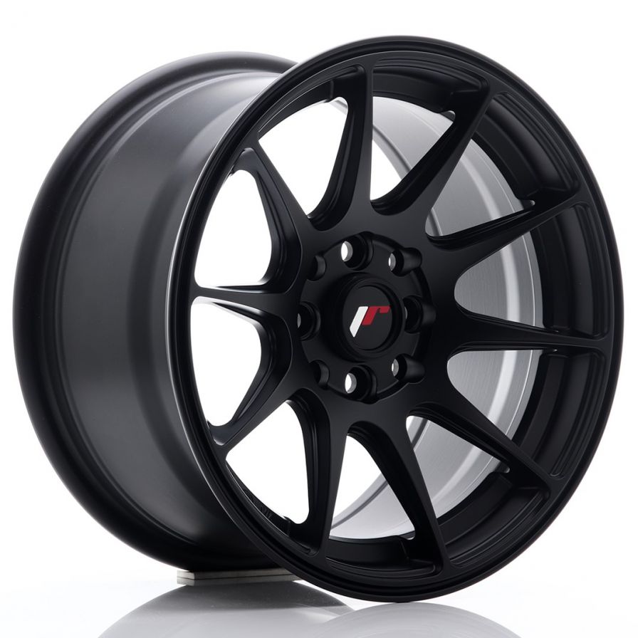 Japan Racing Wheels<br>JR11 Flat Black (15x8)