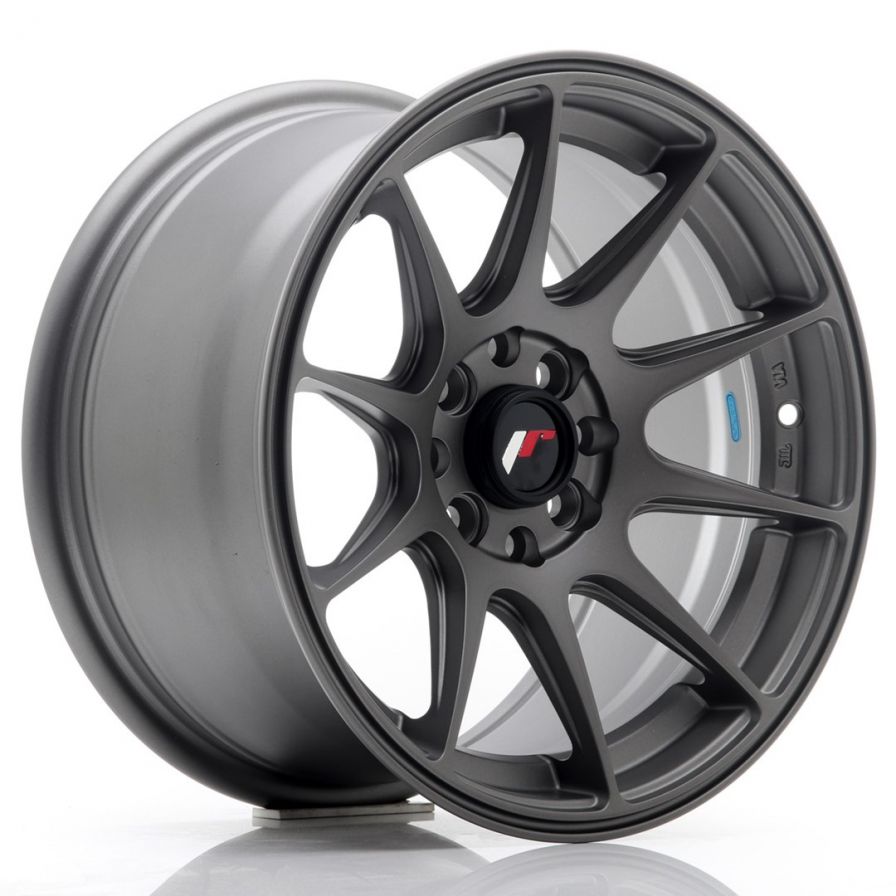Japan Racing Wheels<br>JR11 Matt Gun Metal (15x8)