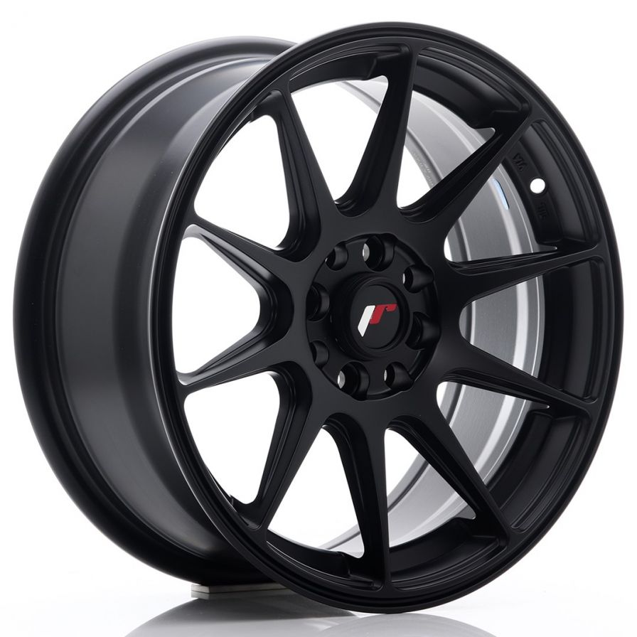 Japan Racing Wheels<br>JR11 Flat Black (16″)