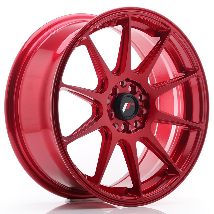 Japan Racing Wheels<br>JR11 Plat Red (17x7.25)