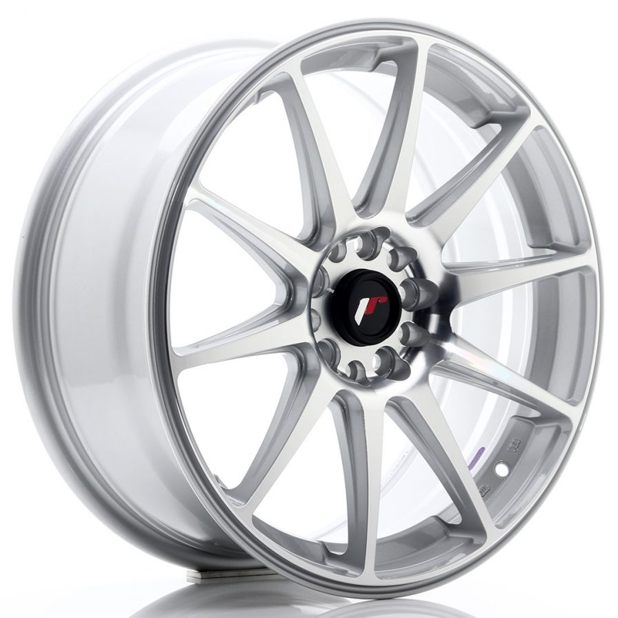 Japan Racing Wheels<br>JR11 Silver Machined (18x7.5)