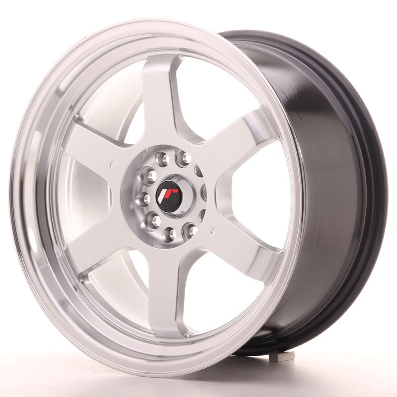 Japan Racing Wheels<br>JR12 Hyper Silver Polished Lip (18x9)