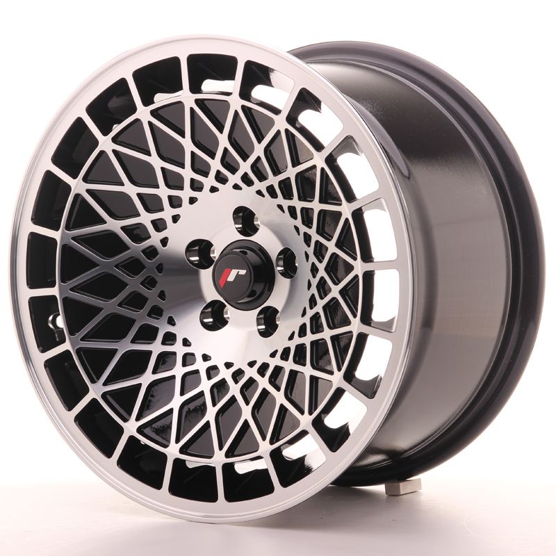 Japan Racing Wheels<br>JR14 Black Machined (16x9)