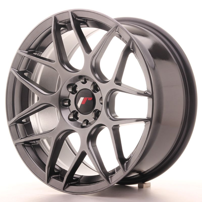 Japan Racing Wheels<br>JR18 Hyper Black (17x8)