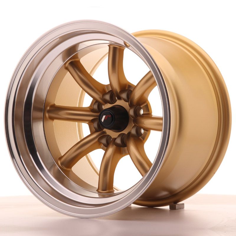 Japan Racing Wheels<br>JR19 Gold (15x10.5)