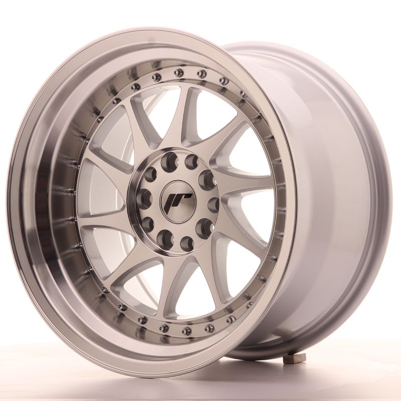 Japan Racing Wheels<br>JR26 Silver Machined (17x10)