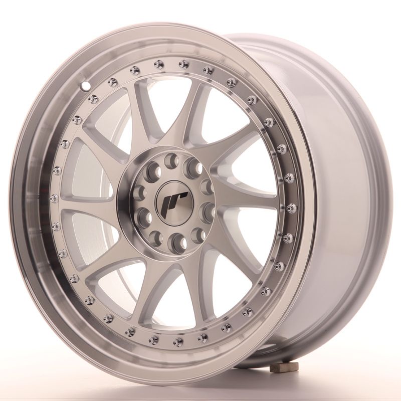 Japan Racing Wheels<br>JR26 Silver Machined (17x8)