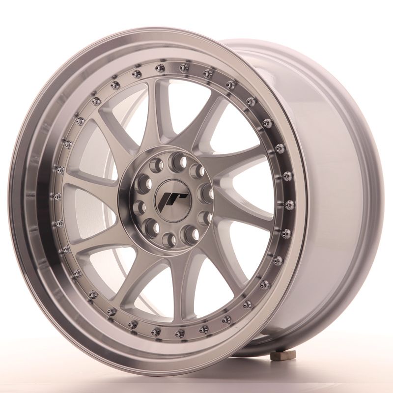 Japan Racing Wheels<br>JR26 Machined Silver (17x9)