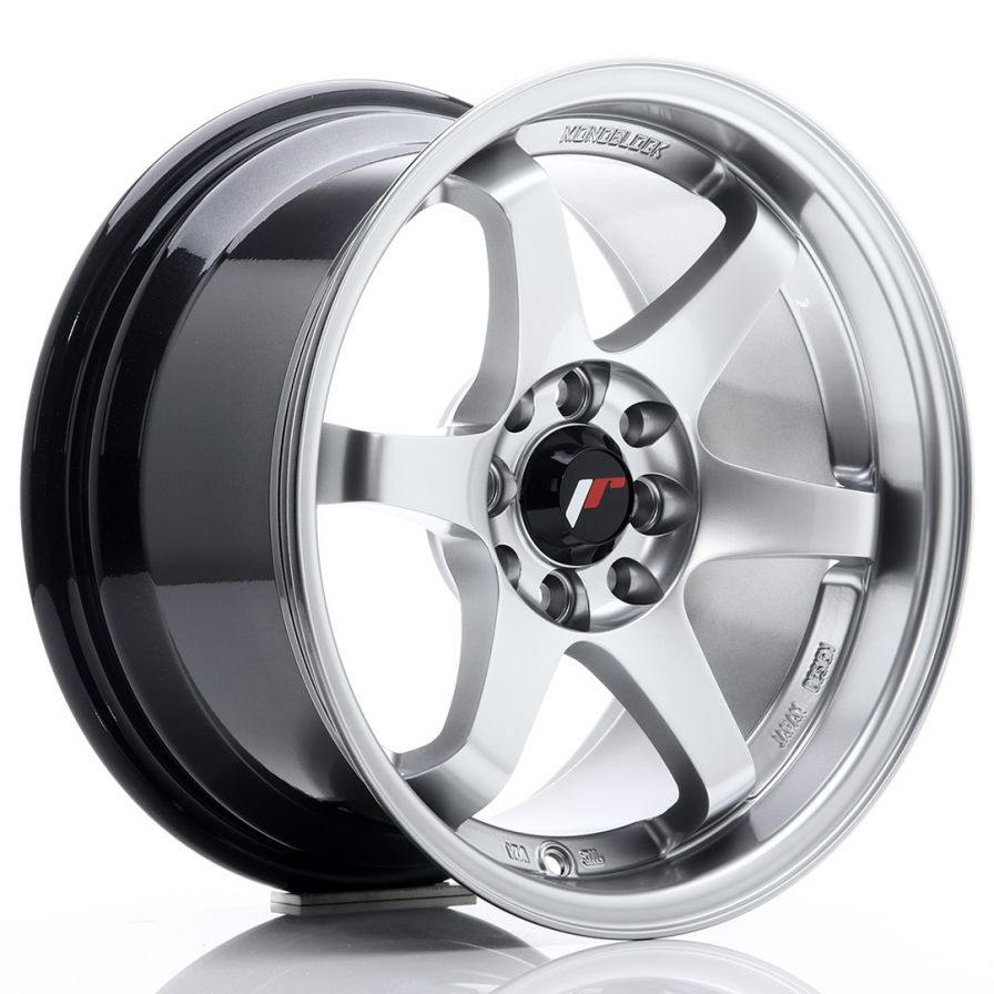 Japan Racing Wheels<br>JR3 Hyper Silver (15″)