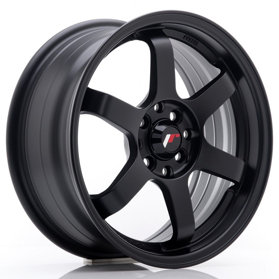 Japan Racing Wheels<br>JR3 Matt Black (16″)