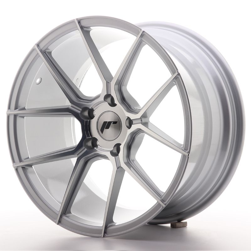 Japan Racing Wheels<br>JR30 Silver Machined (18x9.5)